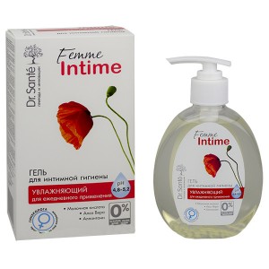 Гель для интимной гигиены "Увлажняющий" для ежедневного применения, 230 мл, серия "Dr. Sante Femme Intime"