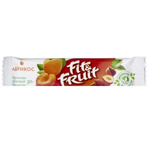Батончик фруктово-ореховый "Абрикос", 30 г, т. з. "Fitofruit"