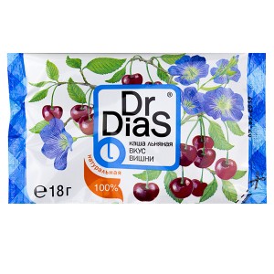 Каша льняная вкус вишни, 18 г, т. з. "Dr.DiaS®"