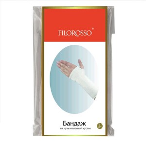 Бандаж для лучезапястного сустава "Filorosso®", размер 2, обхват 18-20 см, черные, компрессионные лечебно-профилактические 5178