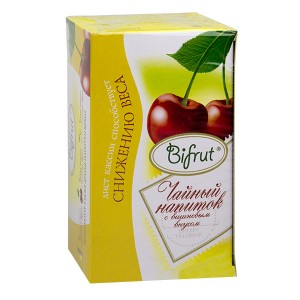 Чайный напиток (снижение веса) вишневый, 20 пак. х 1,5 г (30 г), т. м. "Bifrut®"