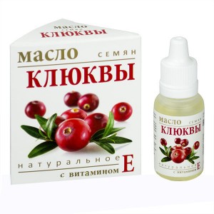 Масло семян клюквы натуральное с витамином Е, 15 мл, фл., "МедикоМед"